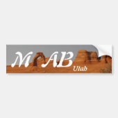 Moab, Utah Bumpersticker (Voorkant)