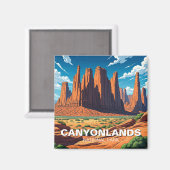 Moab Utah Canyonlands National Park Magneet (Voorkant / Achterkant)