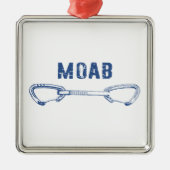 Moab Utah Climate Quickdraw Metalen Ornament (Voorkant)