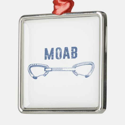 Moab Utah Climate Quickdraw Metalen Ornament (Links)
