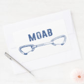 Moab Utah Climate Quickdraw Rechthoekige Sticker (Envelop)