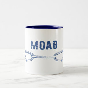 Moab Utah Climate Quickdraw Tweekleurige Koffiemok