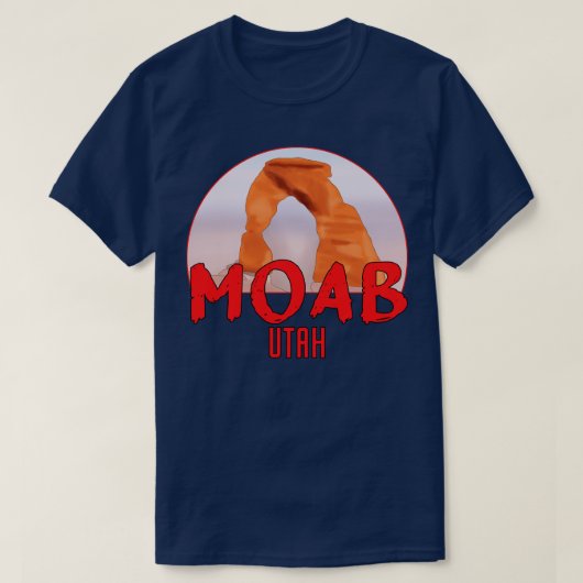 Moab Utah Delicate Arch T-shirt (Design voorkant)