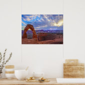 Moab Utah - Fijne boog - Poster (Keuken)