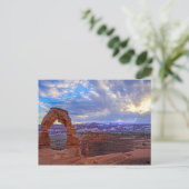 Moab Utah - Fijne boog - Postkaart (Staand voorkant)