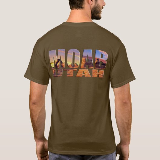 MOAB UTAH GEAR DOOR EKLEKTIX T-SHIRT (Achterkant)
