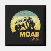 Moab Utah Gift for Off Roading - Utah Souvenir 4x4 Magneet (Voorkant)