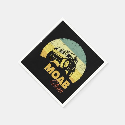 Moab Utah Gift for Off Roading - Utah Souvenir 4x4 Servet (Hoek)