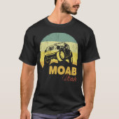 Moab Utah Gift for Off Roading - Utah Souvenir 4x4 T-shirt (Voorkant)