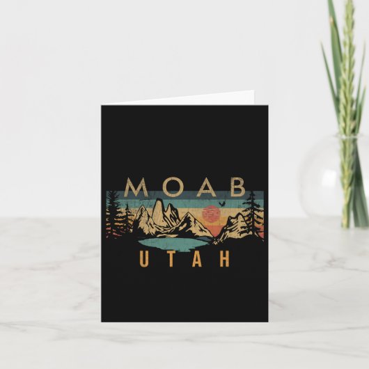 Moab Utah Kaart (Voorkant)