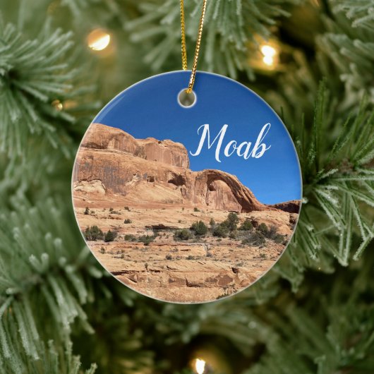 Moab Utah Kerstmis Keramisch Ornament (Boom)