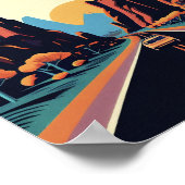 Moab Utah minimalistisch  kunstPoster Poster (Hoek)