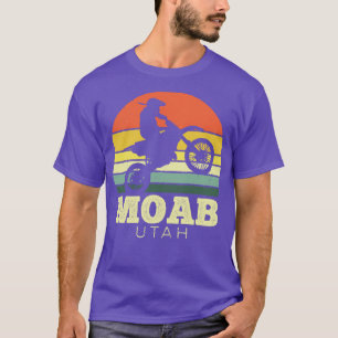 Moab Utah Motorfiets Zonsondergang T-shirt