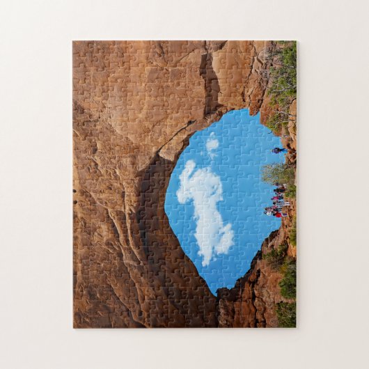 Moab Utah Mountain Arch. Legpuzzel (Verticaal)