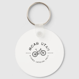 Moab Utah Mountainbike T-shirt Sleutelhanger