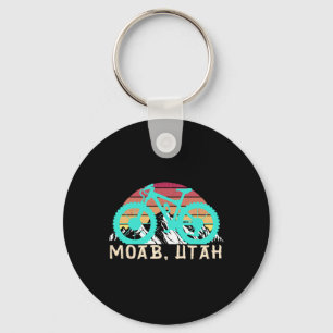 Moab Utah Mountainbike voor wandelen mountainbiken Sleutelhanger