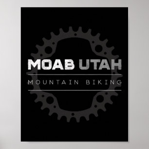 Moab Utah Mountainbiken Mtb T-shirt - Vintage Mtb Poster