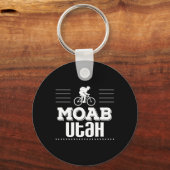 Moab Utah Mountainbiken  Sleutelhanger (Voorkant)