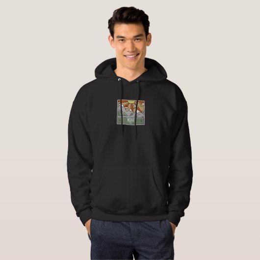 Moab Utah Mountains UT Vacation Souvenir Premium Hoodie (Voorkant volledig)