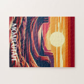 Moab Utah Nationale Parken Sunset Souvenir Gift Legpuzzel (Horizontaal)