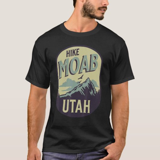 Moab Utah Nature Hike Mountain Outdoors T-shirt (Voorkant)