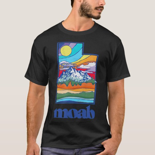 Moab Utah  Natuur Buiten Grafisch T-shirt (Voorkant)
