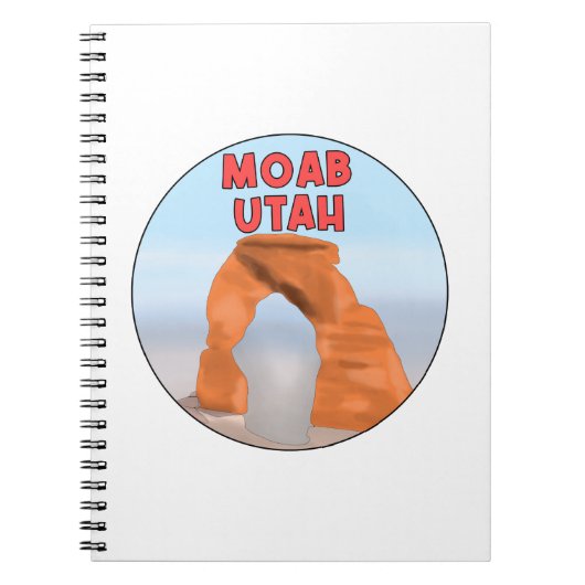 Moab Utah Notitieboek (Voorkant)