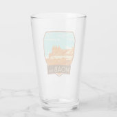 Moab Utah Pint Glass Glas (Achterkant)