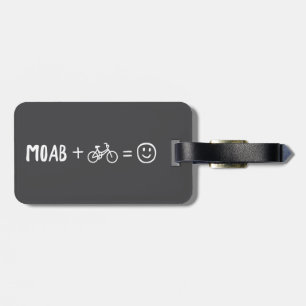 Moab Utah Plus Bikes Maakt Je Gelukkig Bagagelabel