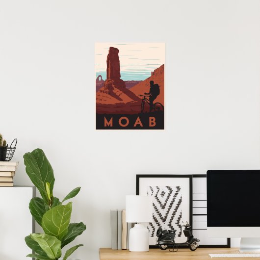 Moab, Utah Poster (Thuiskantoor)