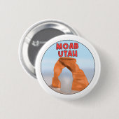 Moab Utah Ronde Button 5,7 Cm (Voorkant /achterkant)