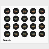 Moab Utah Ronde Sticker (Vel)