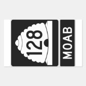 Moab Utah Sticker (Voorkant)