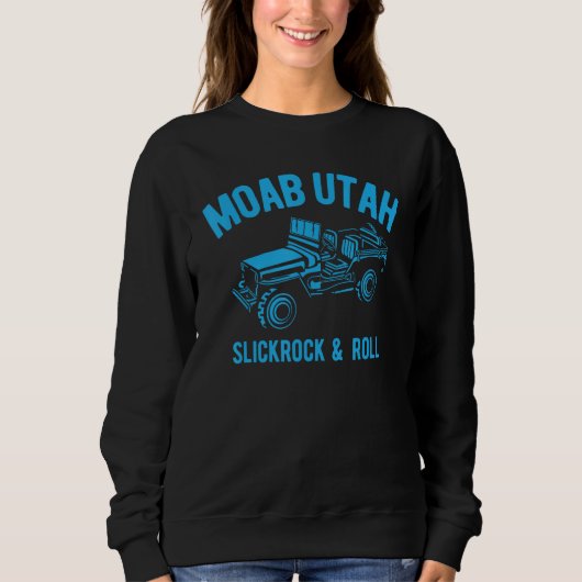 Moab Utah USA Offroad Slickrock Rock Crawler 4x4 1 Trui (Voorkant)