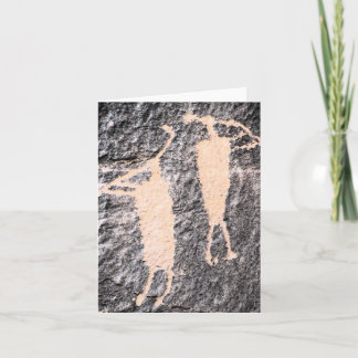 Moab Utah van de Rotstekening van Kokopelli de Kaart