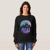 Moab Utah Vintage Bergen Retro Trui (Voorkant volledig)