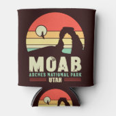 Moab Utah  woestijn Sunset Retro Souvenir 60s Blikjeskoeler (Voorkant)