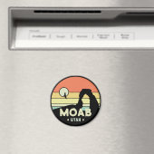 Moab Utah  woestijn Sunset Retro Souvenir 60s Magneet (Insitu (Vaatwasser))