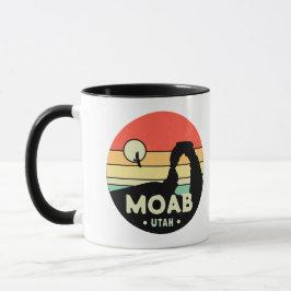 Moab Utah  woestijn Sunset Retro Souvenir 60s Mok