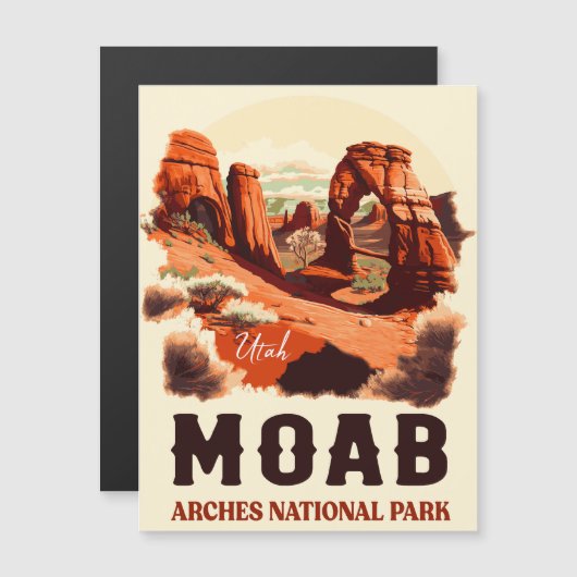 Moab Utah  - Zonneartsavontuur in openlucht (Voorkant / Achterkant)