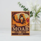 Moab Utah  - Zonneartsavontuur in openlucht Briefkaart (Staand voorkant)