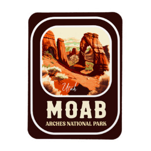 Moab Utah  - Zonneartsavontuur in openlucht Magneet