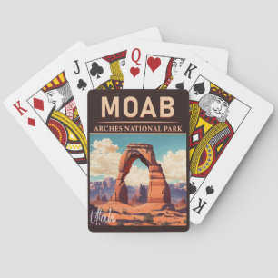 Moab Utah - Zonneartsavontuur in openlucht Pokerkaarten