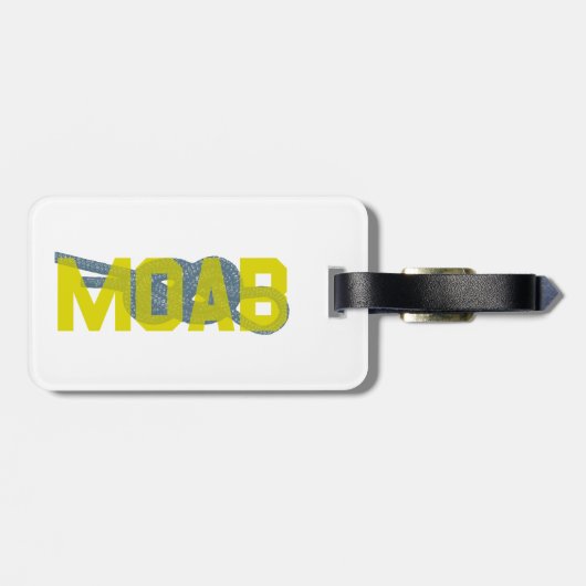 Moabafbeelding 8 Klimaatverandering Bagagelabel (Achterkant horizontaal)