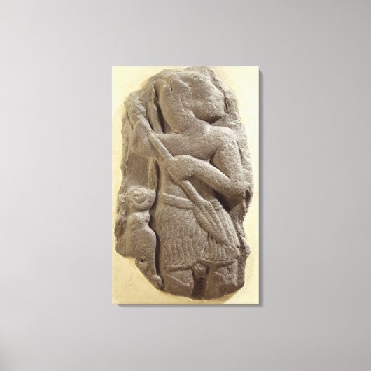 Moabite storm god, sjiitisch oeroud land van Moab, Canvas Afdruk (Voorkant)