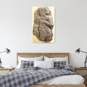 Moabite storm god, sjiitisch oeroud land van Moab, Canvas Afdruk (Insitu (Slaapkamer))