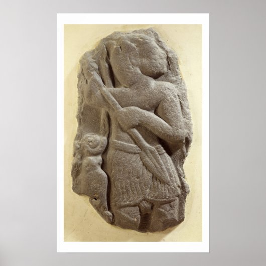 Moabite storm god, sjiitisch oeroud land van Moab, Poster (Voorkant)