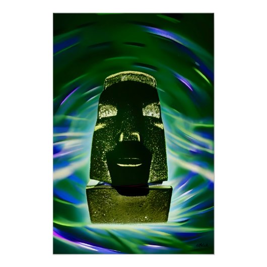 Moai Boot Perfect Poster (Voorkant)