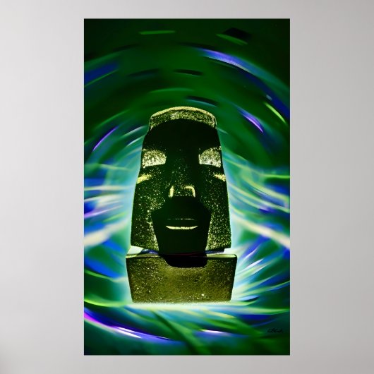 Moai Boot Poster (Voorkant)