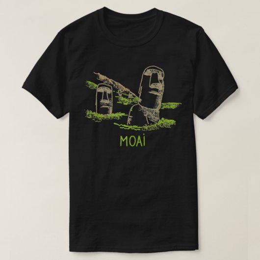 Moai Easter Island T-shirt (Design voorkant)